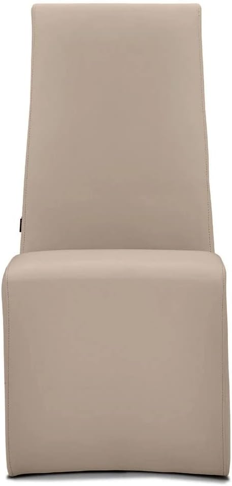 Zuri Boston High Back Modern Dining Chair, Taupe