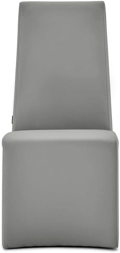 Zuri Furniture Boston High Back Modern Dining Chair - Dark Grey