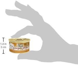 Purina Fancy Feast Gravy Lovers Chicken Hearts and Liver Feast Grilled Gourmet Cat Food in Wet Cat Food Gravy - (Pack of 24) 3 oz. Cans