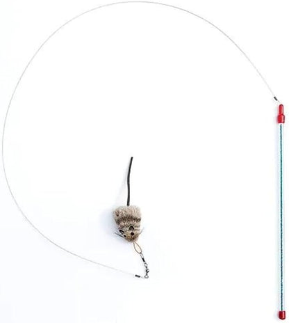 GoCat Cat Lures Catcher Cat Toy + 2 Refill Mouse