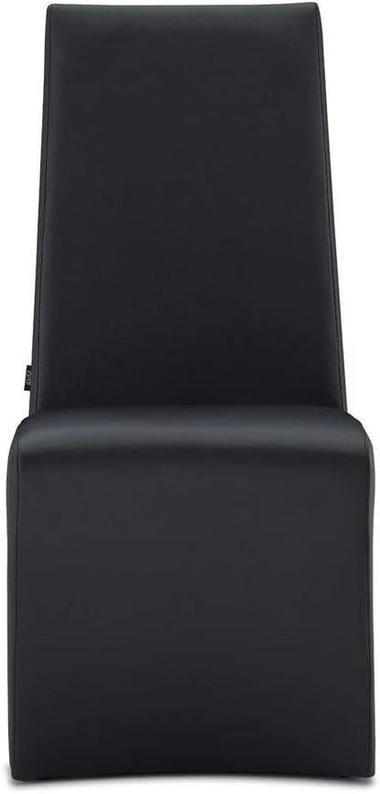 Zuri Furniture Boston High Back Modern Dining Chair - Black