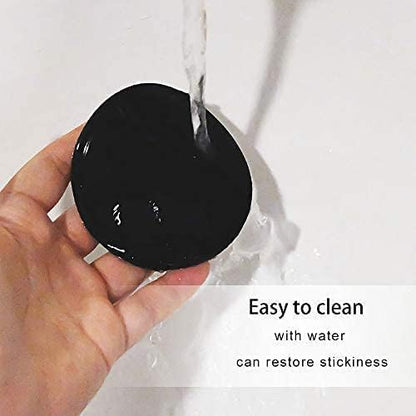 10pack Removable Silicone Sticky Anti-Slip Gel Pads Magic Gel Mat Stick to Car Dashboard Glass Mirrors Metal Tile Wall Kitchen Cell Phone Stand Recipe Holder Non-Slip Rug Pet Bowl Mat Pad