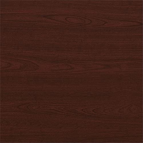 Bush Furniture Cabot 72W L Shaped Computer Desk with Drawers in Harvest Cherry