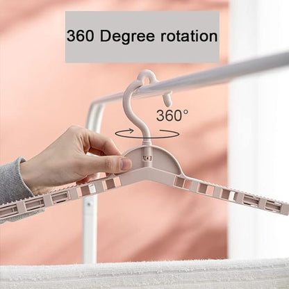 4 Pack Extra Large Hangers Big Clothes Hangers Enlarge Adjustable Shoulder 16.5"-26" Drying Hanger Sturdy for Wide Polos Tops Cardigans Quilt Bath Towel Big and Tall Shirts (Light Pink)