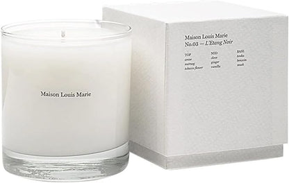 Maison Louis Marie - No.03 L'Etang Noir Soy Wax Candle | Luxury Fragrances for a Modern World (8.5 oz | 240 g)
