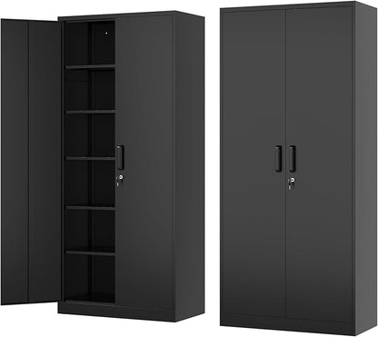 Metal Storage Cabinet-72” Tall Steel File Cabinet