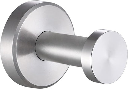 APLusee Brushed Nickel Towel Hook, 304 Stainless Steel Robe Hook for Bathroom, Heavy Duty Hand Towel Hanger Wall Mounted