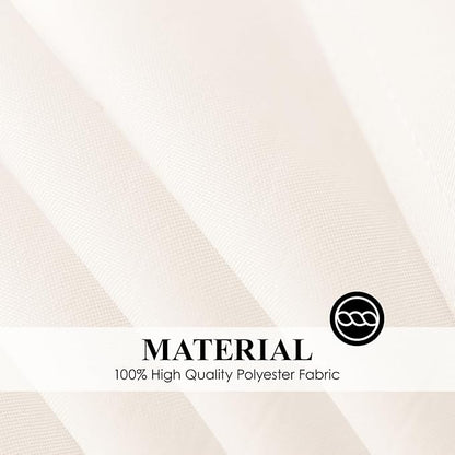 Square Tablecloth 52 x 52 Inch White 6 Pack Tablecloths Stain-Wrinkle Resistant Washable Polyester Table Cloths for Holiday, Buffet Parties, and Weddinge