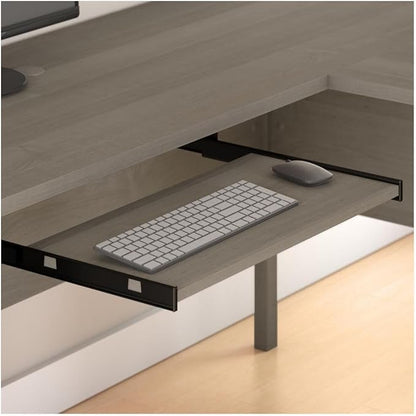 Bush Furniture File Drawer Accommodates Letter-Size documents While Box Drawer Stores Office Supplies and Utensils