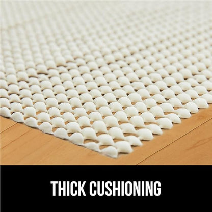 GORILLA GRIP Strong Rug Pad Gripper, 10x14 FT, US Designed, Grips Help Keep Area Rugs Safe and in Place, Slip and Skid Resistant Pads for Hard Floors, Under Carpet Mat Cushion Hardwood Protection