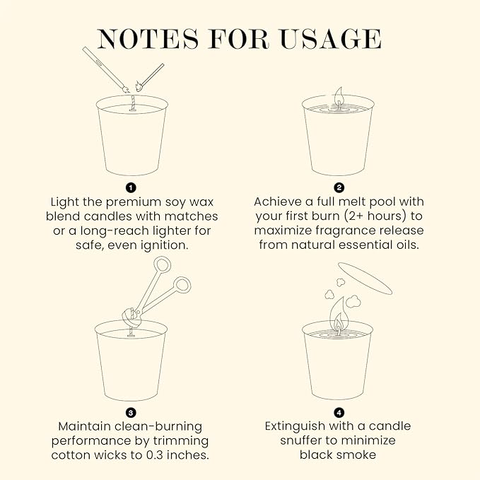 M&SENSE Natural Soy Candle| Linen Breeze | 5.3 oz | Minimalist Christmas Scented Candle for Relaxation, Gifting, Home Décor | for Bedroom, Office, Party Small