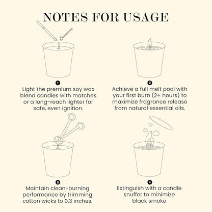M&SENSE Natural Soy Candle| Fruit Nectar | 5.3 oz | Minimalist Christmas Scented Candle for Relaxation, Gifting, Home Décor | for Bedroom, Office, Party Small