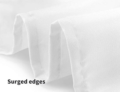 Surmente White Square Tablecloth-70x70 Inch Table Cloth for Small Square Tables,Washable Polyester Table Cover for Weddings, Banquets, or Restaurants