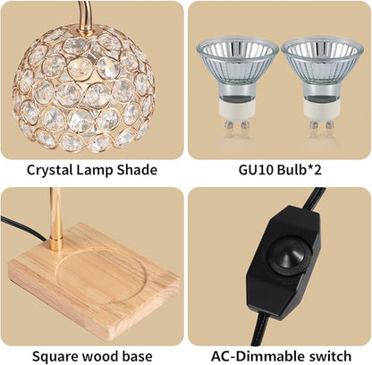 Dimmable Candle Warmer Lamp Adjustable Height Electric Wax Melt Warmer for Scented Jar Candles for Home Decor Christmas Birthday Gifts for Women Mom with 2 Bulbs