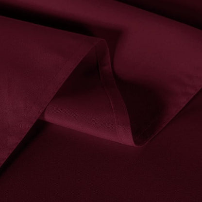 sancua 2 Pack Burgundy Tablecloth 60 x 84 Inch, Rectangle 4 Feet Table Cloth - Stain and Wrinkle Resistant Washable Polyester Table Cover for Dining Tables, Buffet Parties and Camping