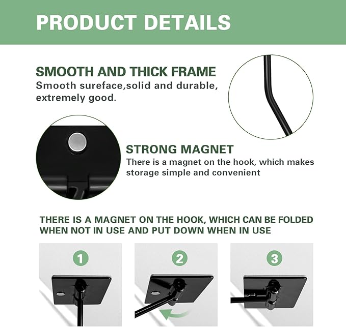 Banana Hanger Hook – Space Saving Banana Holder Hanger to Keep Bananas Fresh, Self Adhesive and Screw Banana Hook 3Pack Black