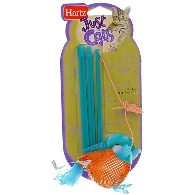 Hartz 88538 At Play Gone Fishin Cat Toy Assorted Colors
