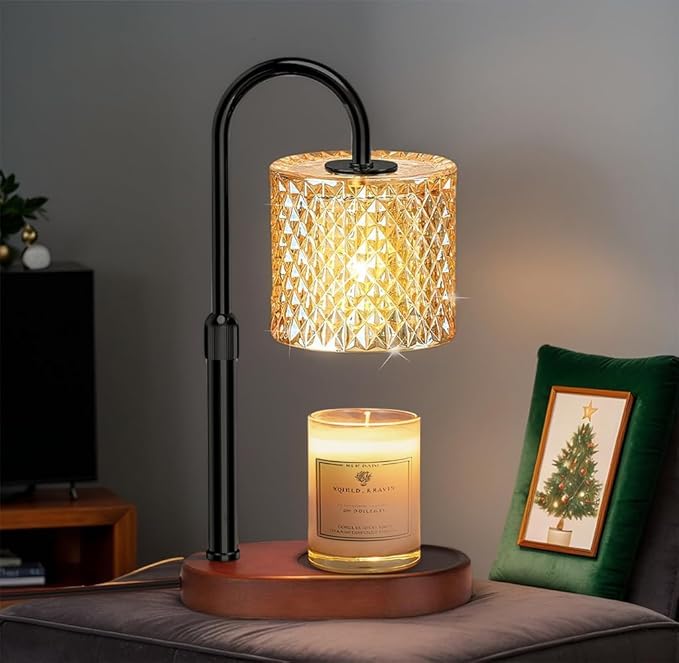 Candle Warmer Lamp with Timer Dimmer Height Adjustable for Women Birthday Gift, Mothers Day Gift, House Warming Gifts New Home Decor, Electric Candle Warmer Gifts for Women