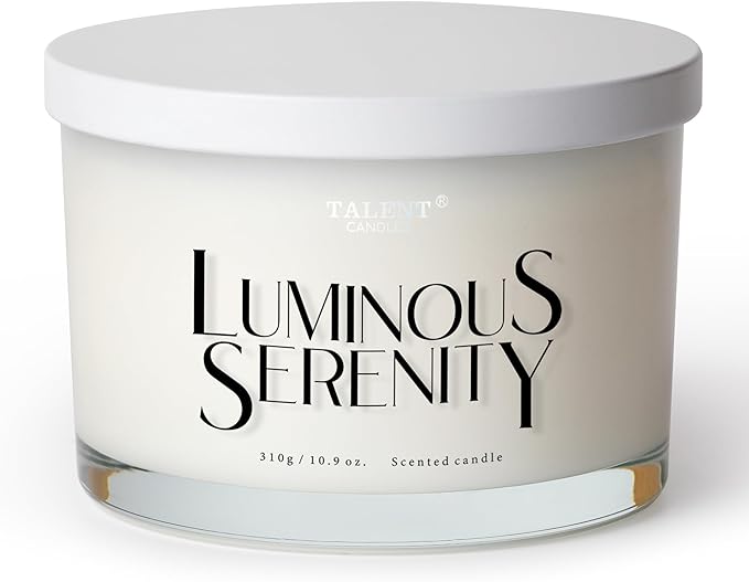 Scented Candles for Home - Large 3 Wick Jar Candles - Natural Soy Wax Candles Gifts for Women & Men - Aromatherapy Aesthetic Candles