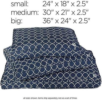 Molly Mutt Sheepy Wool-Filled Crate Pad, GOTS-Certified 100% Organic Cotton Canvas Cover with Soft 100% Natural Wool Insert, Ideal for Dog Bed or Kennel, Wild Horses, 42" x 28" x 2.5"