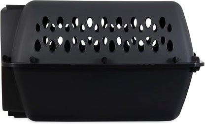 Petmate Pet Porter Dog Kennel 24", Dark Gray & Black, for Pets 15-20lbs, Made in USA