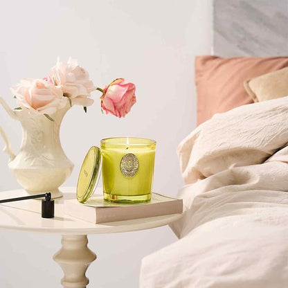 M&SENSE Natural Soy Candle | Seattle Rainforest & Matcha Green | 9.2 oz, 50H Burn Time | Luxury Scented Candle for Relaxation, Gifting, Home Décor | Ideal for Bedroom, Office, Party Ambiance