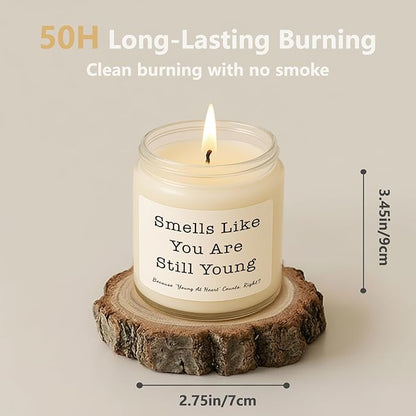 Gifts for Women, Birthday Gifts for Women, Unique Friendship Christmas Gift for Mom, Womens, Best Friend, Her, Sister, Bestie, Funny Lavender Scented Candles with Replaceable Stickers Gift Ideas