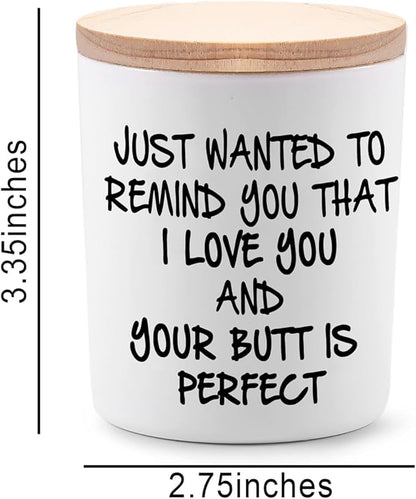BFJLIFE Gifts for Her Funny Romantic Unique I Love You Valentines Day Anniversary Christmas Birthday Gifts for Women Girlfriend Wife Lavender Scented Soy Candles