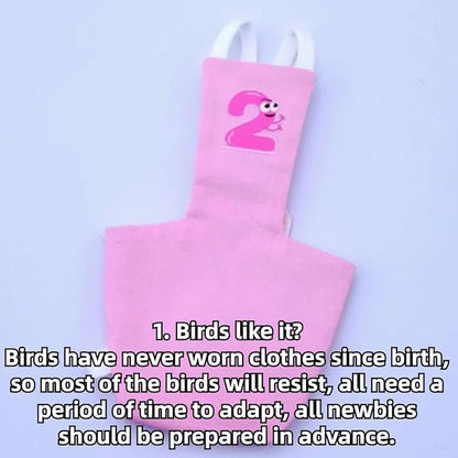 Bird Diaper Protective Parrot Nappy - 6 Pack, Reusable Flight Suit with Waterproof Inner Layer, Washable Cute Urine Wet Suit for Cockatiel Conure Macaw Lovebird (XL)