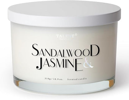 Scented Candles for Home - Large 3 Wick Jar Candles - Natural Soy Wax Candles Gifts for Women & Men - Aromatherapy Aesthetic Candles