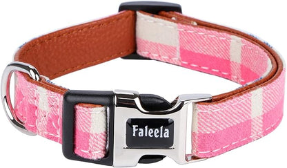 Faleela Soft &Comfy Bowtie Dog Collar,Detachable and Adjustable Bow Tie Collar,for Small Medium Large Pet (Medium (Pack of 1), Pink)