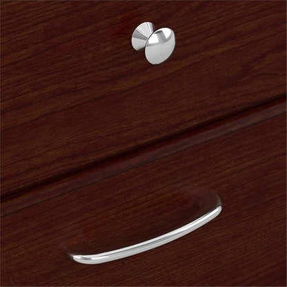 Bush Furniture Cabot 72W L Shaped Computer Desk with Drawers in Harvest Cherry