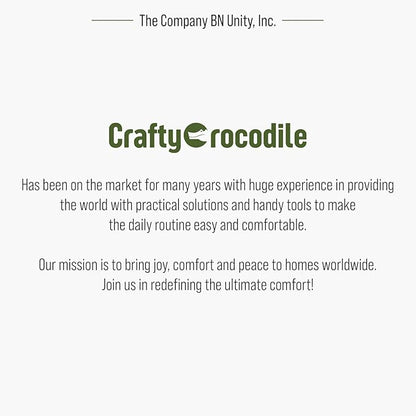 CraftyCrocodile Space Saving Hangers for Clothes - 4 in Pack, Heavy Duty Plastic, Multi Closet Space Savers for Shirts, Pants, Jeans, Sweaters - Hanger Organizer Space Saver, White