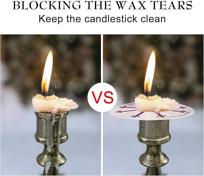 200 pcs Church Candles with Drip Protectors for Devotional Candlelight Vigil Service, Unscented White 5" H X 1/2" D, No Smoke, Shabbat, Praye