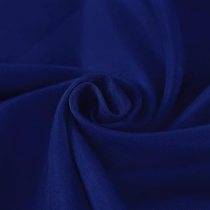 6 Pack Royal Blue Tablecloth 90 x 132 Inch Table Cloth for 6 Foot Rectangle Tables, Wrinkle Resistant Washable Polyester Fabric Table Covers for Party, Wedding,Dining,and Banquet