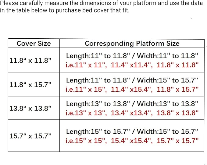 SHENGOCASE Cat Tree Tower Accessories Replacement Parts Top Cushion Bed Cover for Cat Perch with Elastic Band (11.8" x 15.7", Beige)