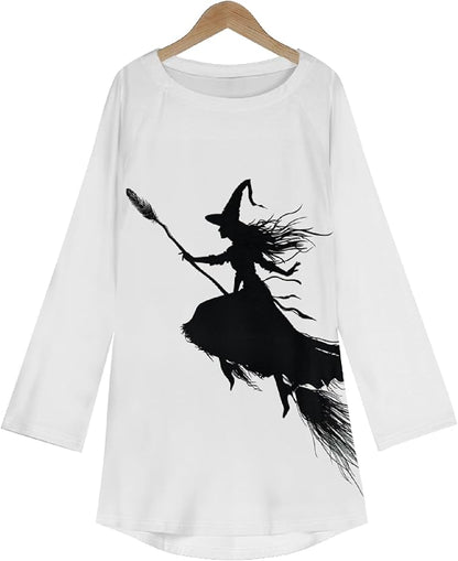 MARSVOVO Women Novelty Graphic Plus Size Sweater Crewneck Long Sleeve Cute Printed Loose Fit Casual Fall Sweaters Top