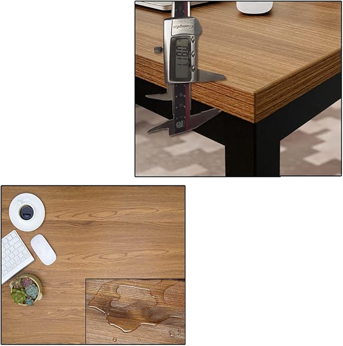 BIBOC Computer Desk Computer Table/Dining Table Meeting Desk 30X60 inch Desk,Modern Simple Style Desk,Office Desk Sturdy Writing Workstation for Home Office-Walnut