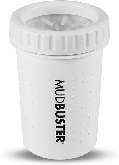 Dexas MudBuster Portable Dog Paw Cleaner, Medium, Bright White Special Edition, Premium Pet Supplies and Accessories (Pack of 6)