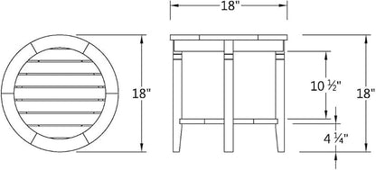 Cambridge Casual Bentley Patio Rocking Conversation Set, Natural Teak