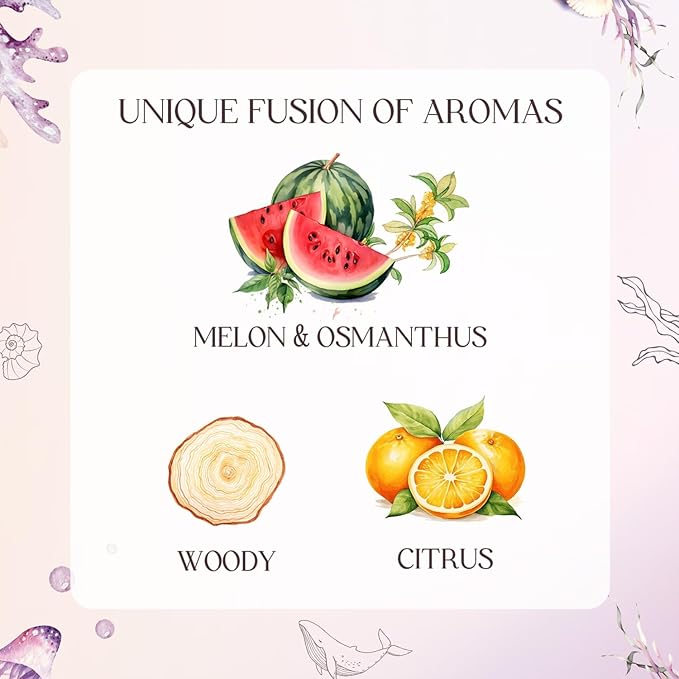 Scented Candles Gifts for Women, Candle Gift Set for Her, 3 Pink Ocean Candles, Birthday Gifts for Women/Men (Pink, 7 oz)