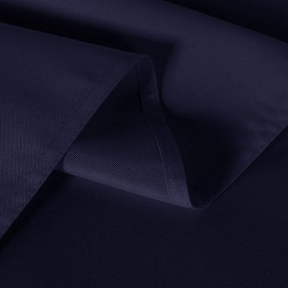 sancua 2 Pack Navy Tablecloth 60 x 120 Inch, Rectangle 8 Feet Table Cloth - Stain and Wrinkle Resistant Washable Polyester Table Cover for Dining Tables, Buffet Parties and Camping