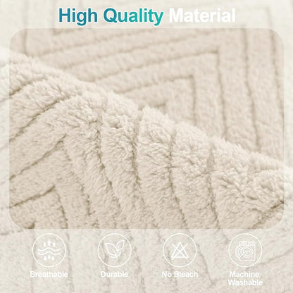 Turquoize Waterproof Couch Cover for Dogs Fuzzy Pet Couch Covers for Sofa Thick Dog Bed Cover Non-Slip Sofa Covers for 3 Cushion Couch Protector Slipcover Pet Friendly (Beige, 36" x 84")