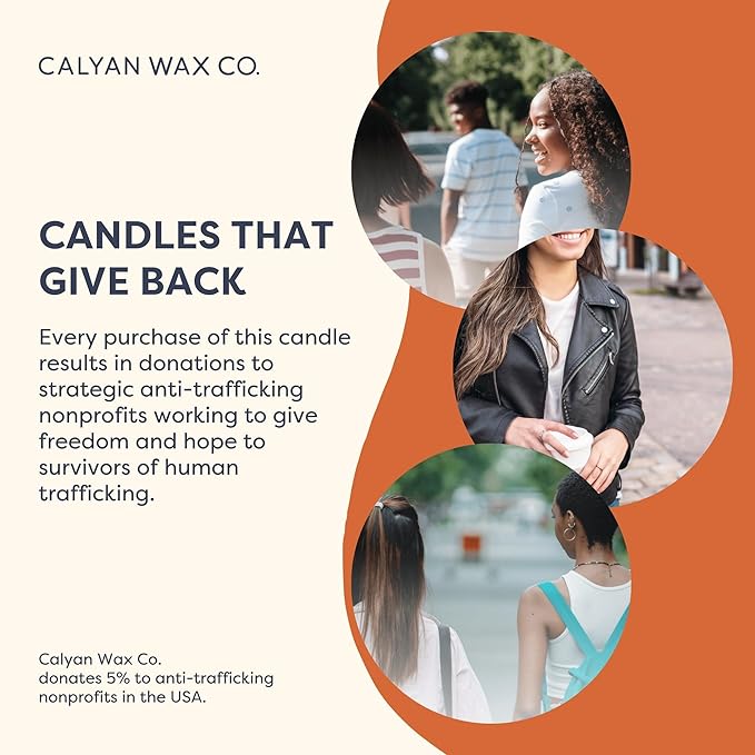 Calyan Wax Co. Everyday 3 Wick Scented Candle Gift Set - 4 Luxury Scented Candles - 43 Hour Burn - 3 Wick Non Toxic Soy Wax Candles - Long Lasting Large Glass Jar Candle for Home - 14.9oz