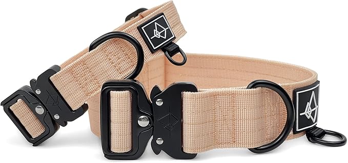 Made to ROAM Premium Dog Collar - Adjustable Heavy Duty Nylon Collar with Quick-Release Metal Buckle (Carolina Blooms, Classic Size 2.5)