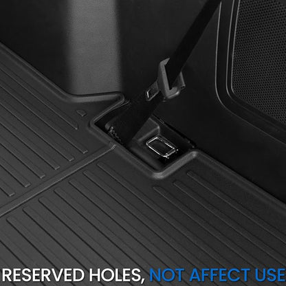 Cargo Mat for 2015-2019 Ford Explorer, All Weather TPE Trunk Mat Cargo Liner Accessories (15-19 | Cargo Mat)