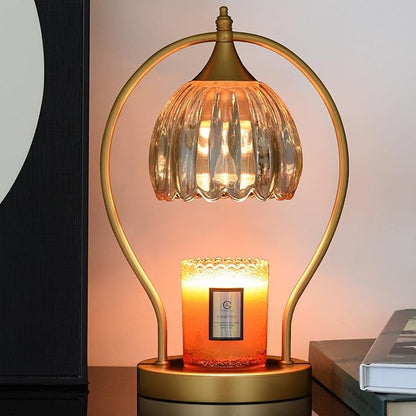 Candle Warmer Lamp with Timer Dimmable: Electric Candle Warmer Birthday Gifts for Women, Mothers Day Gifts for Mom, House Warming Gifts New Home Decor Wax Warmer for Jar Candles with 2 Bulbs