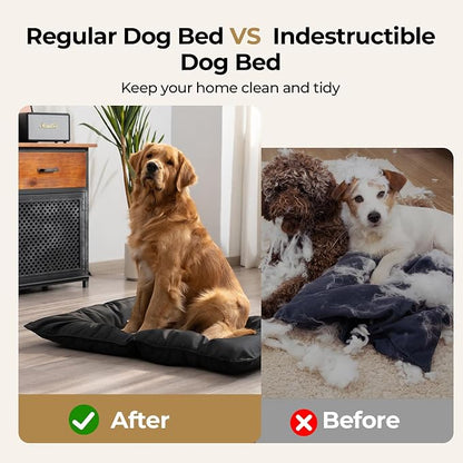 Chew Proof Indestructible Dog Bed,X-Small (17"x23") | Durable,for Aggressive Chewers,Tough,chew resistant, non chewable,Machine Washable & Waterproof,Indoor Outdoor