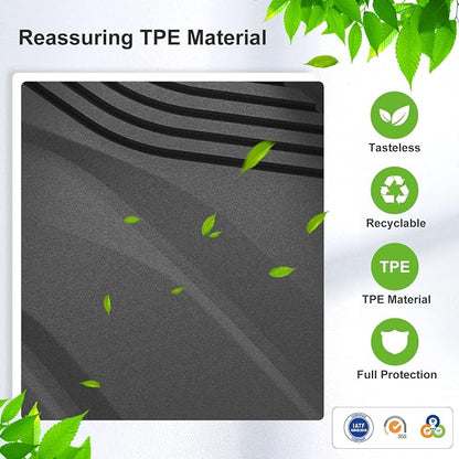 SMABEE Floor Mats & Cargo Liner for BMW X3 2025 2026, TPE All Weather Floor Liners Trunk Mat Accessories Interior Black
