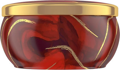 Febreze Scented Candle, Baked Cinnamon Apples Scent, 4 Wick Candle, Reusable Tin, Long Lasting Even Burn, Giftable for Holidays, 11oz, Single Pack